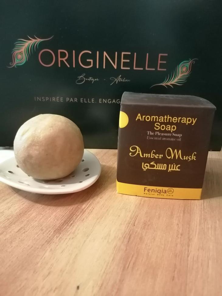 FENIQIA Savon Aromathérapie - parfum "Amber Musc"